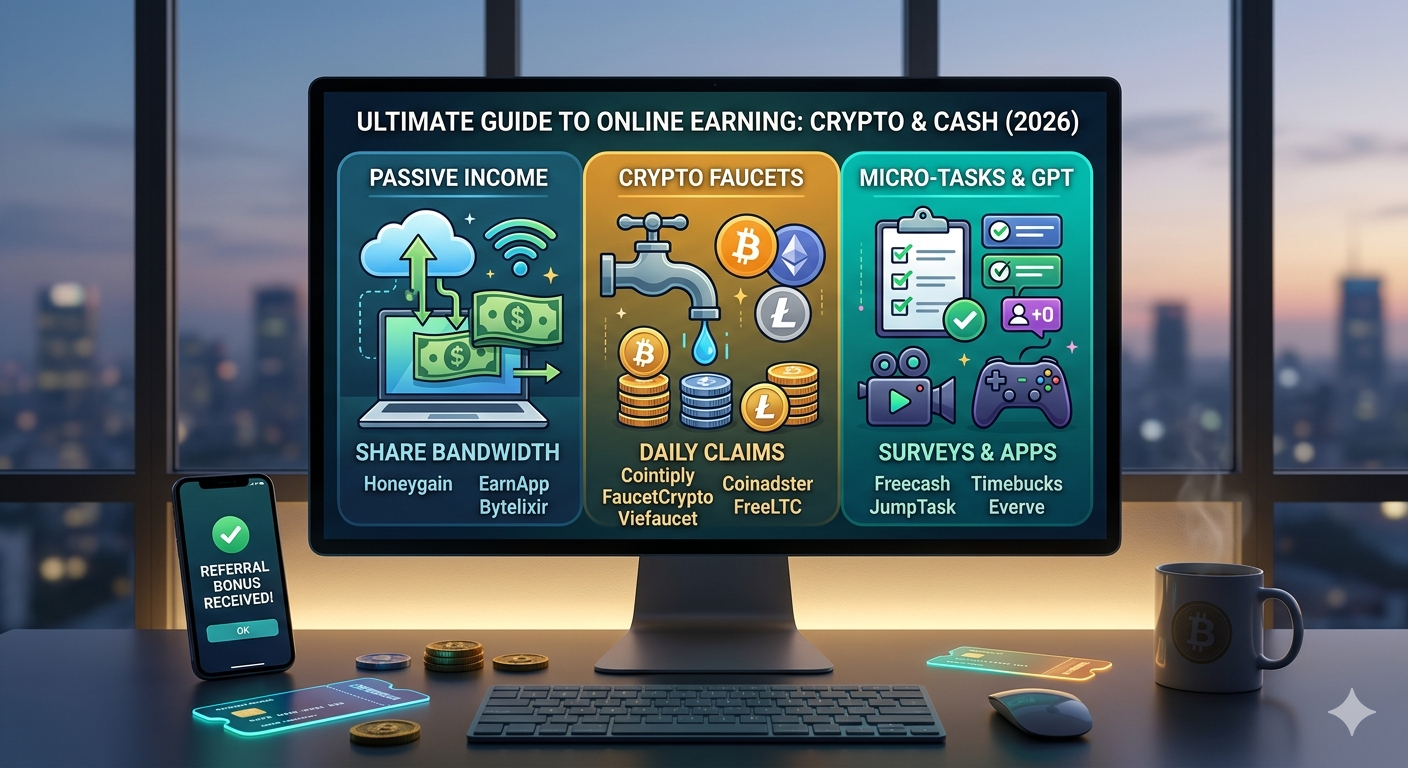 Top 12 Platforms for 2026 to Earning Crypto and Cash Online