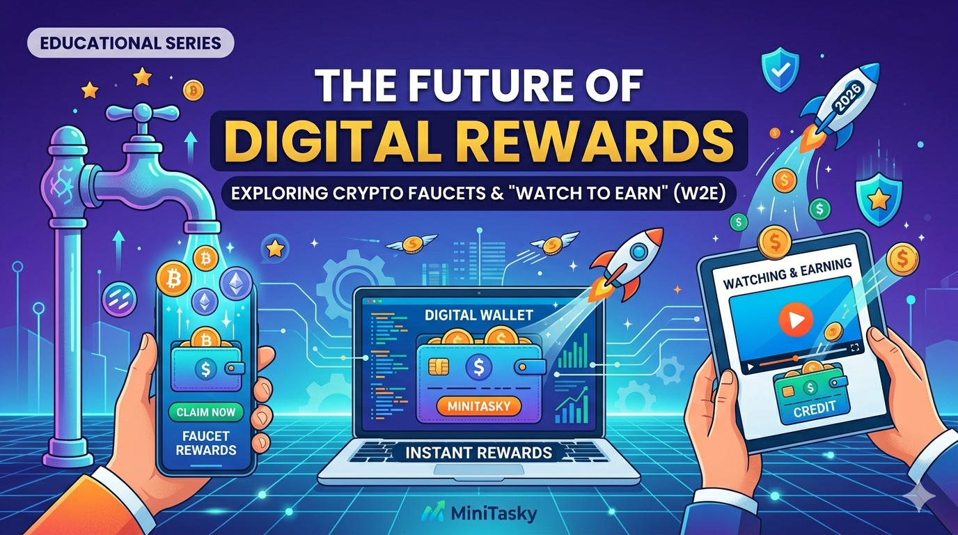 The Future of Digital Rewards: Exploring Crypto Faucets and the "Watch to Earn" Model